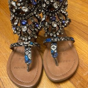 Andrea sandals gently used size 5